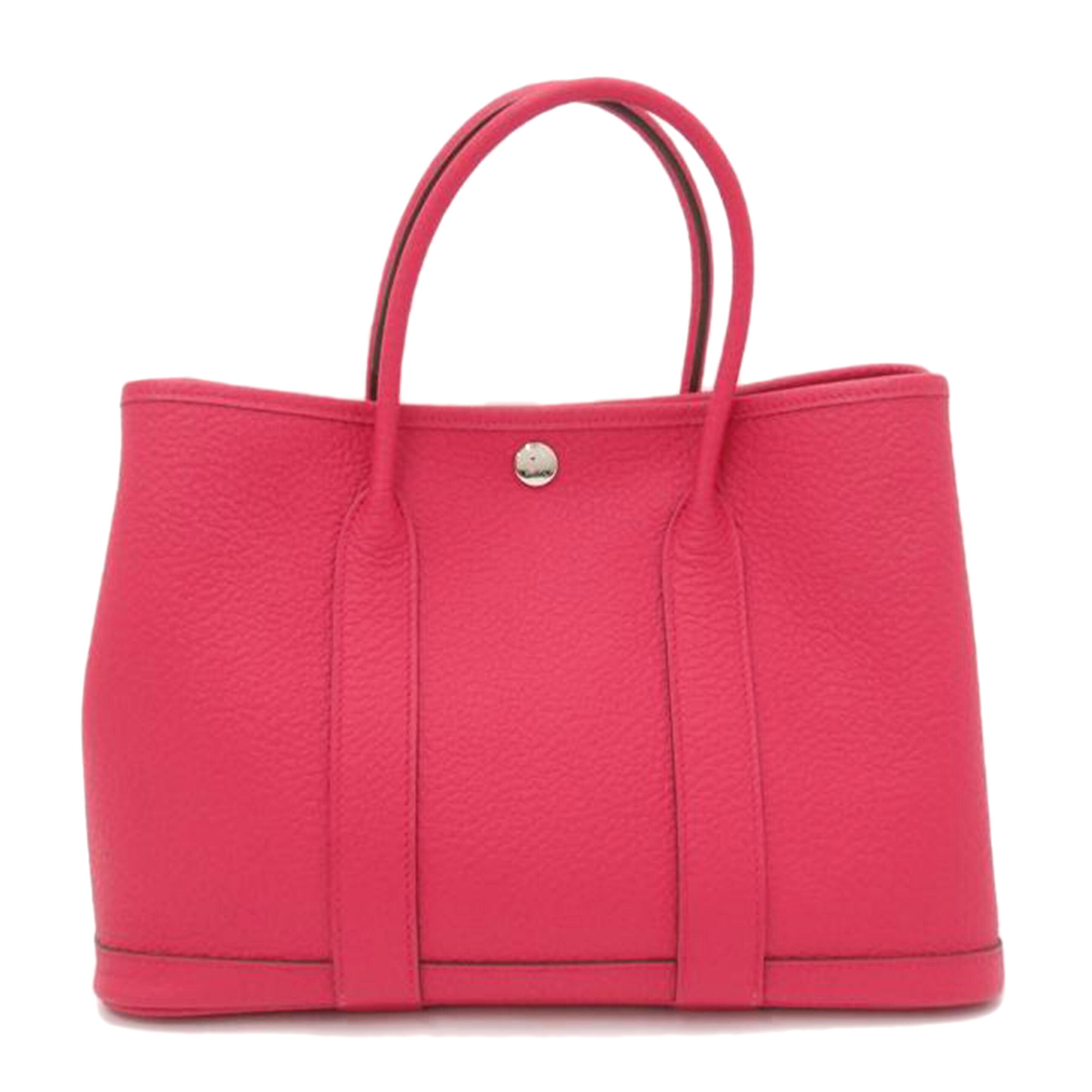 HERMES エルメス トートバッグ 2020年頃製造 レザー ピンク系 レディース/ガーデンパーティTPM/ネゴンダ/ブーゲンビリア//Y刻印(2020)/Aランク/69