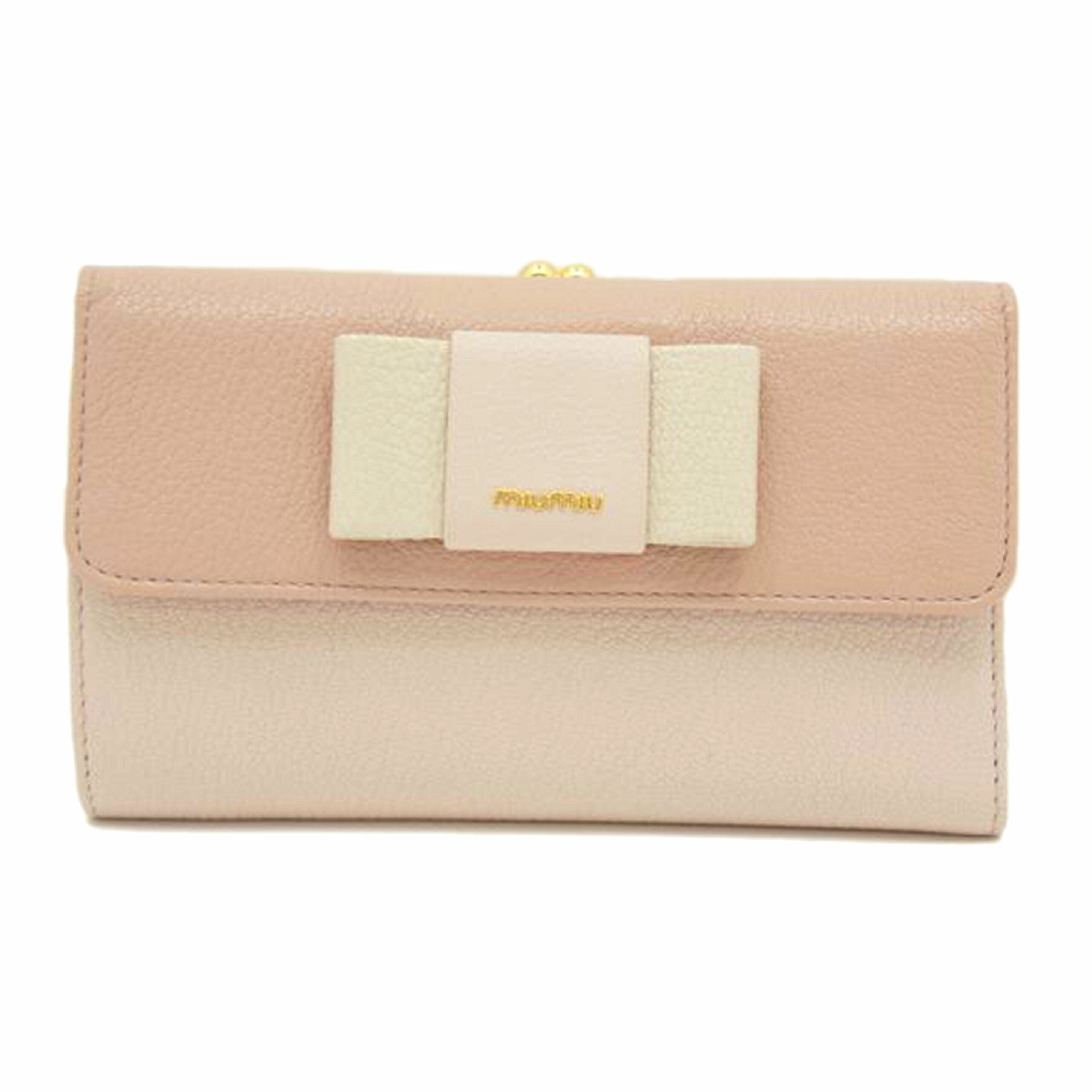 miu miu ミュウミュウ/マドラスビコローレフレームウォレット/5ME120//178/ABランク/75