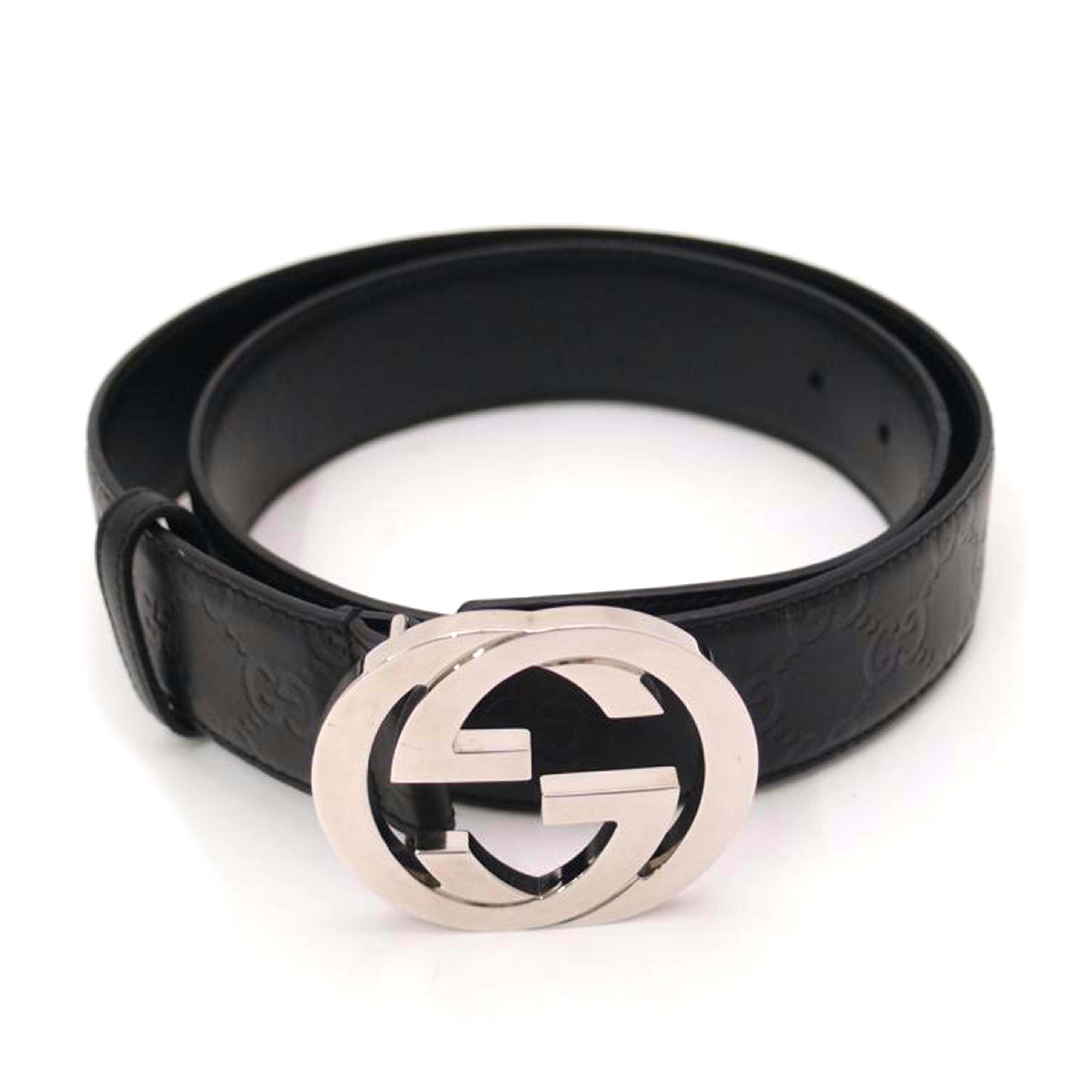 GUCCI グッチ/グッチシマGGベルト/ブラック/W85㎝/114984//1766/Aランク/69