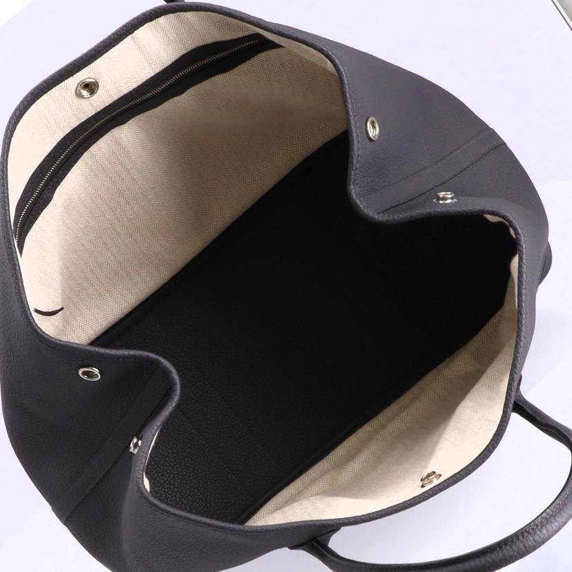 HERMES エルメス/ガーデンパーティPM/トリヨンクレマンス/グラファイト//R刻印*********/Aランク/94