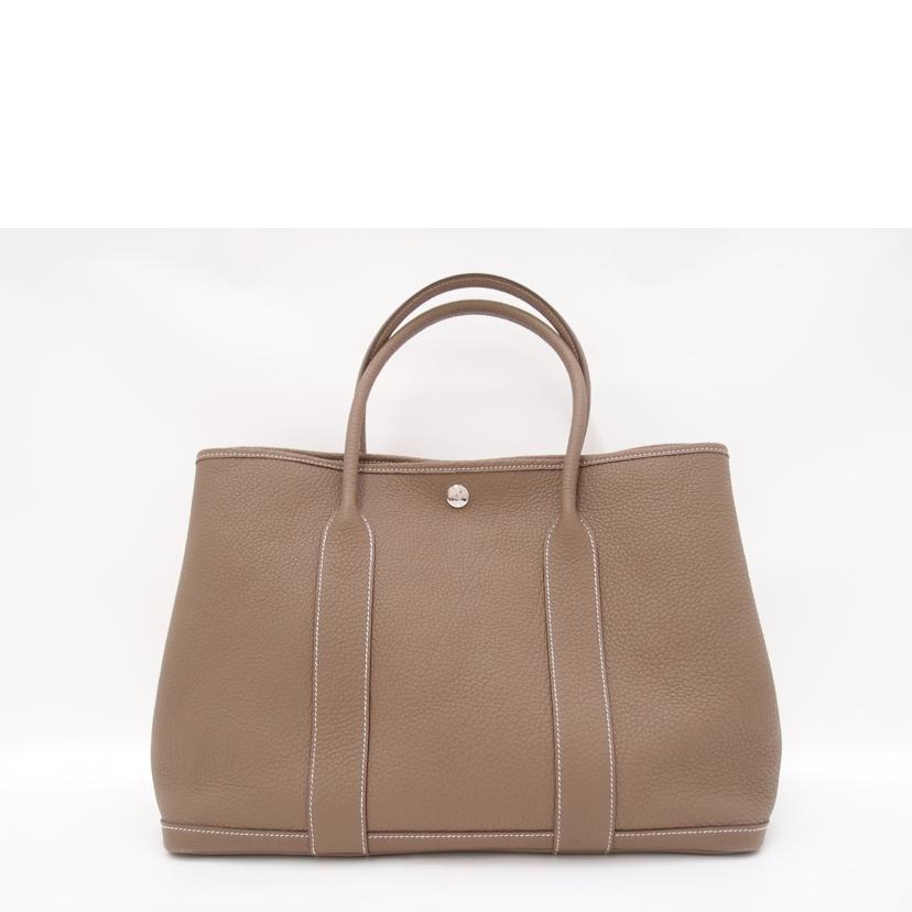 HERMES エルメス トートバッグ 2019年頃製造 レディース/ガーデンパーティPM/トゴ/エトゥープ//D刻印(2019)/Aランク/69