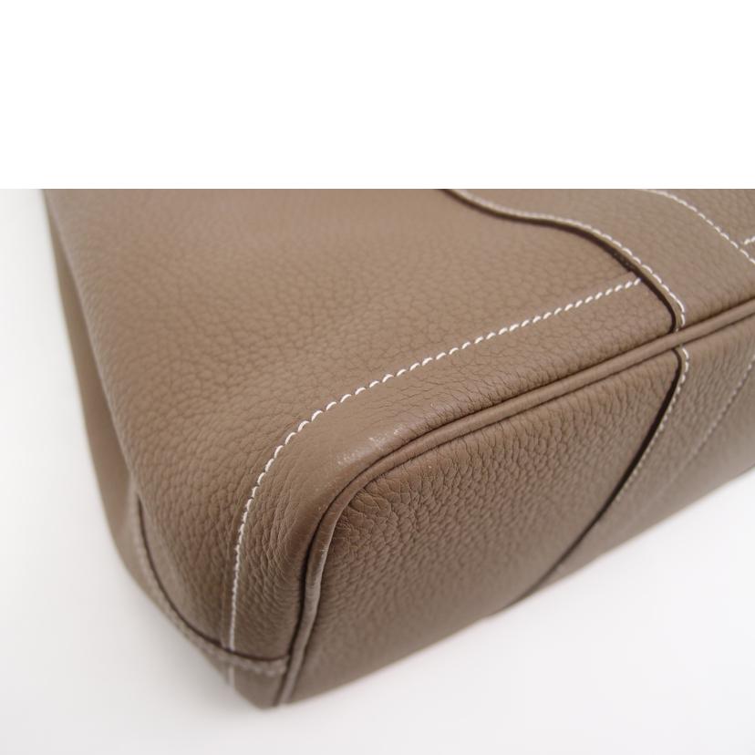 HERMES エルメス トートバッグ 2019年頃製造 レディース/ガーデンパーティPM/トゴ/エトゥープ//D刻印(2019)/Aランク/69