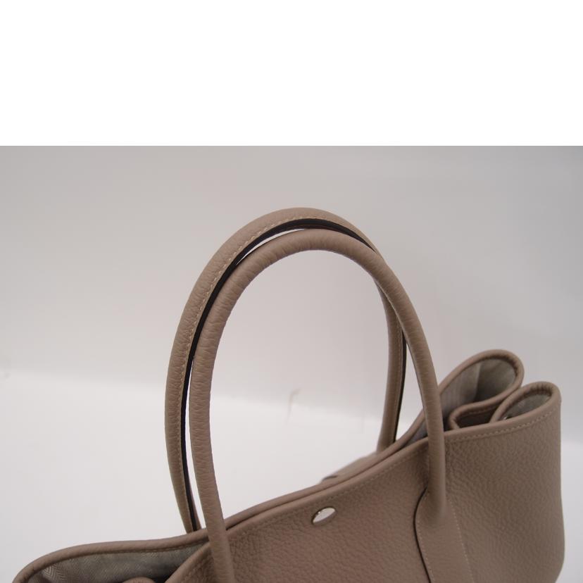 HERMES エルメス トートバッグ 2016年製 レザー レディース/ガーデンパーティPM/カントリー/トゥルティエールグレー//X刻印(2016)/SAランク/69