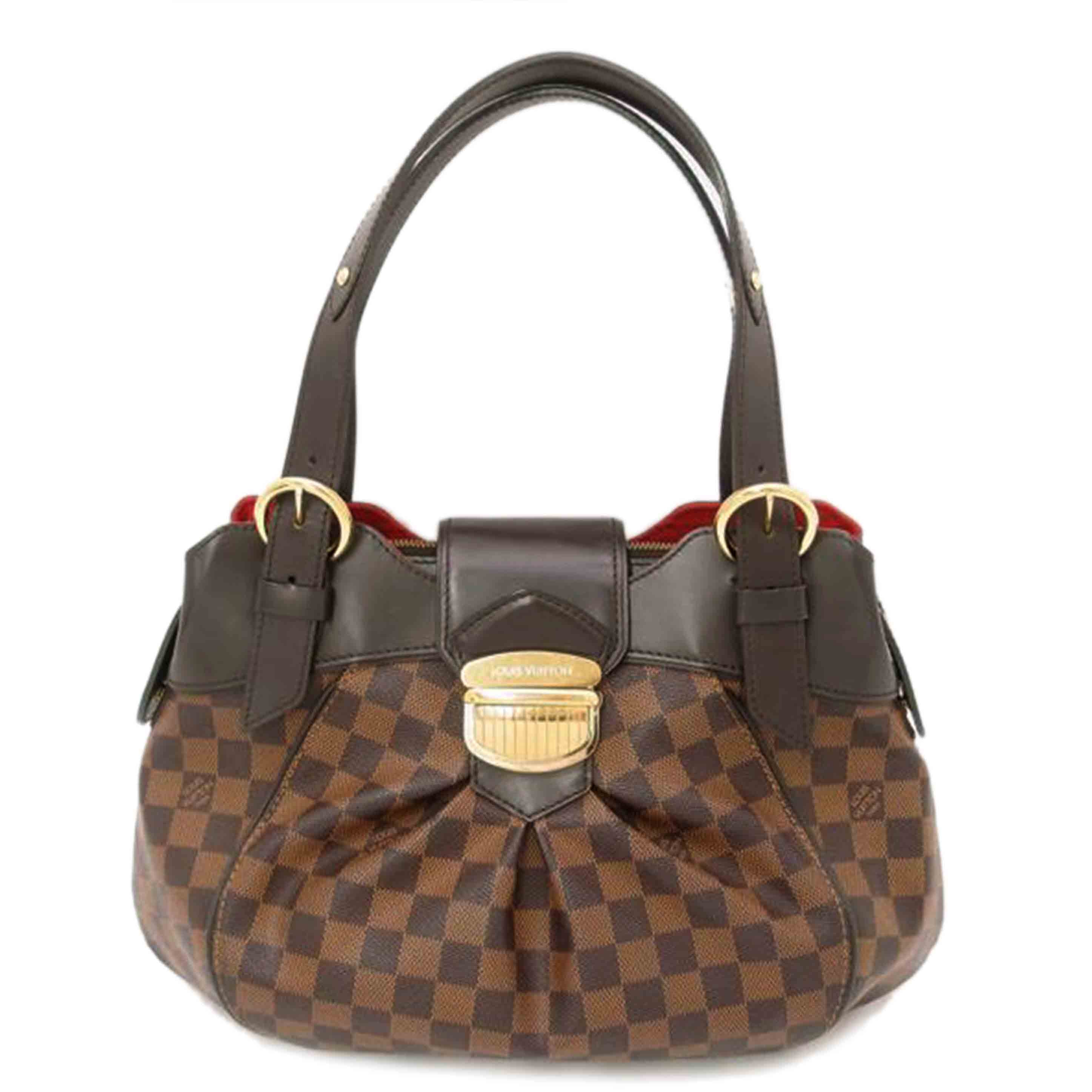 LOUIS VUITTON ルイヴィトン ビトン ハンドバッグ ショルダーバッグ 肩掛け 市松模様 ブラウン/システィナPM/ダミエ/エベヌ/N41542//FL1***/Aランク/69