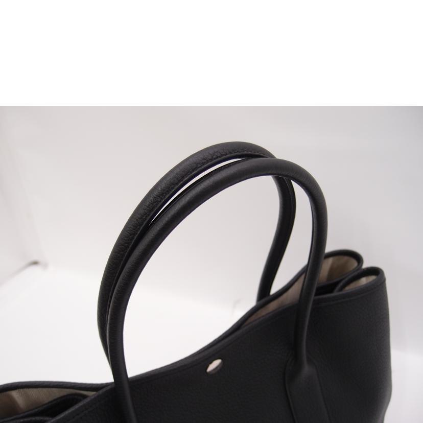 HERMES エルメス トートバッグ レザー 黒 レディース/ガーデンパーティPM/ネゴンダ/ブラック/051559CK-89//口P刻印(2012)/Aランク/69