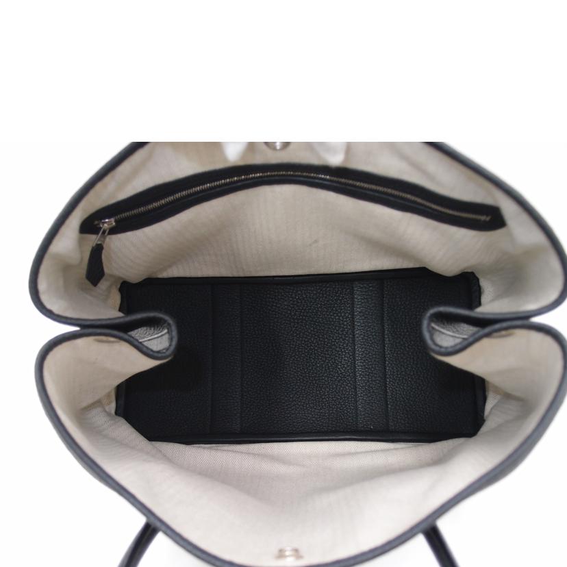 HERMES エルメス トートバッグ レザー 黒 レディース/ガーデンパーティPM/ネゴンダ/ブラック/051559CK-89//口P刻印(2012)/Aランク/69