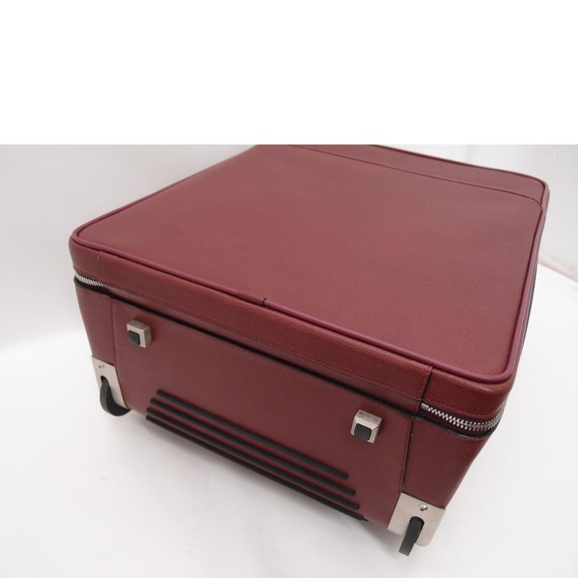 Valextra ヴァレクストラ トラベルケース 旅行用/トロリー/ワインレッド/V6A03-028-000Z-RD//N438586/Aランク/69