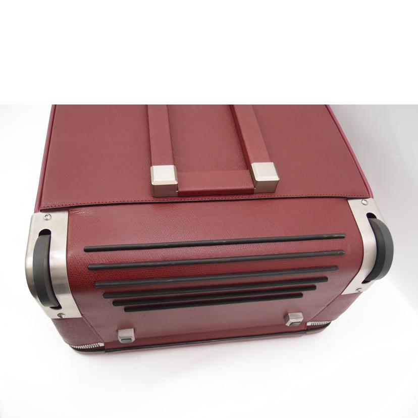 Valextra ヴァレクストラ トラベルケース 旅行用/トロリー/ワインレッド/V6A03-028-000Z-RD//N438586/Aランク/69