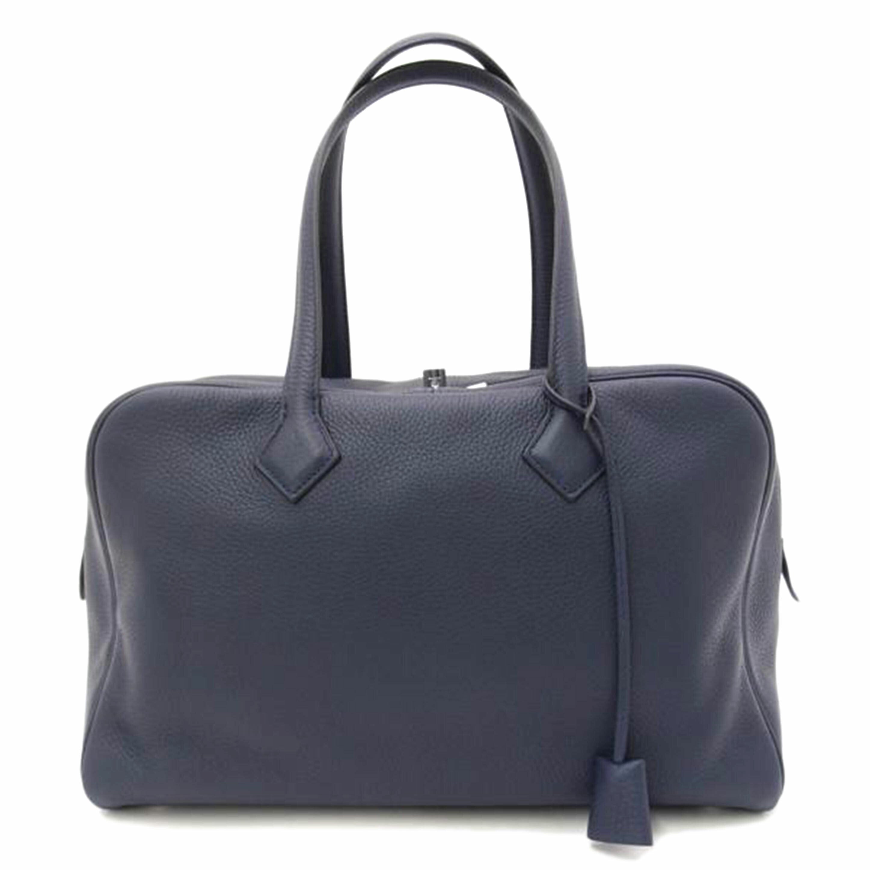 HERMES エルメス/ヴィクトリア35/トリヨンクレマンス/ブルーアンクル//Y刻印(2020)/SAランク/69