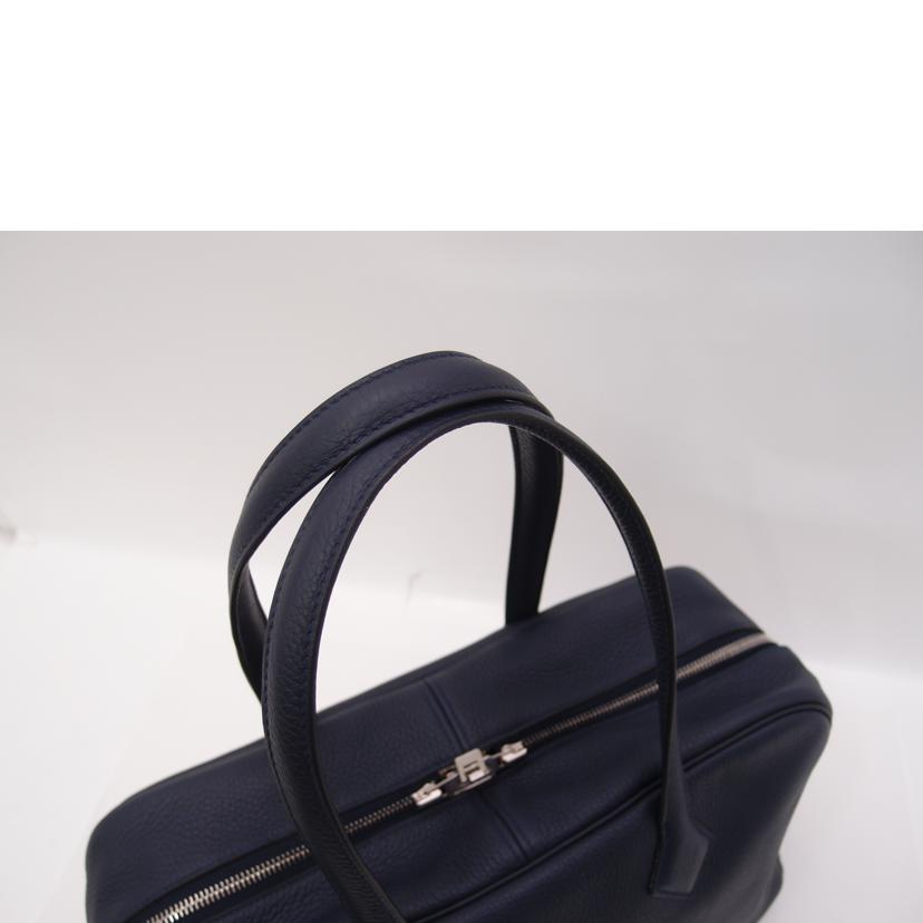 HERMES エルメス/ヴィクトリア35/トリヨンクレマンス/ブルーアンクル//Y刻印(2020)/SAランク/69