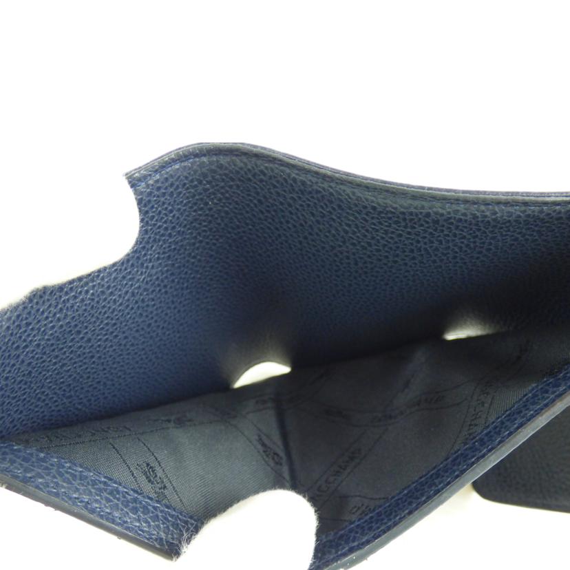 LONG CHAMP ロンシャン/レザー2つ折り財布//Cランク/64