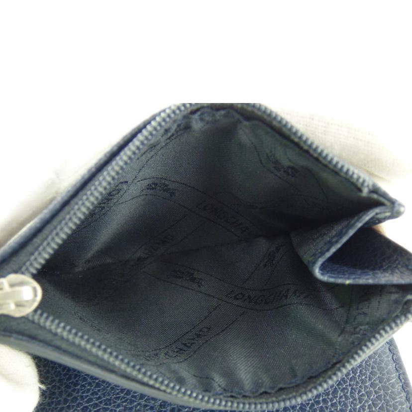 LONG CHAMP ロンシャン/レザー2つ折り財布//Cランク/64