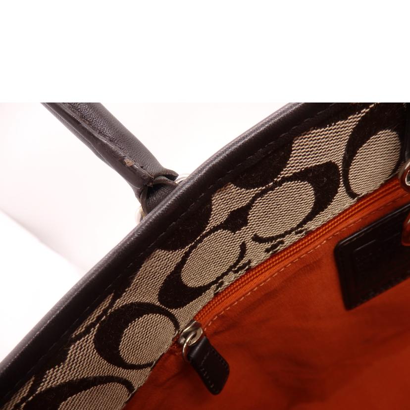 COACH コーチ/シグネチャー/キャンバス×レザー/トートバッグ/M1J//ABランク/02