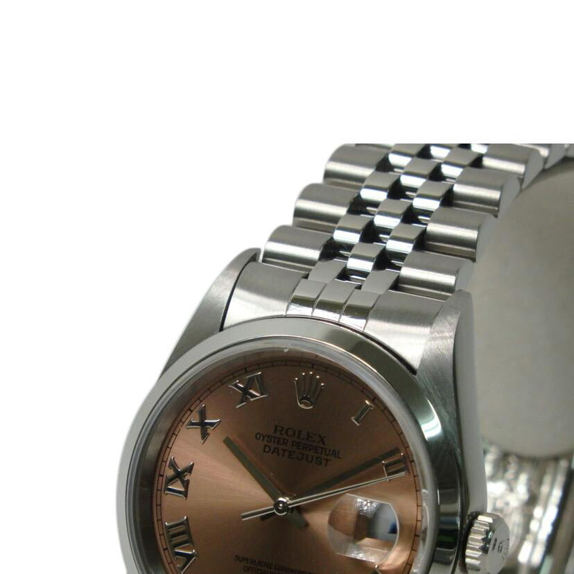 ROLEX ロレックス/デイトジャスト/SS/ピンク文字盤/16200//T660547/Aランク/84