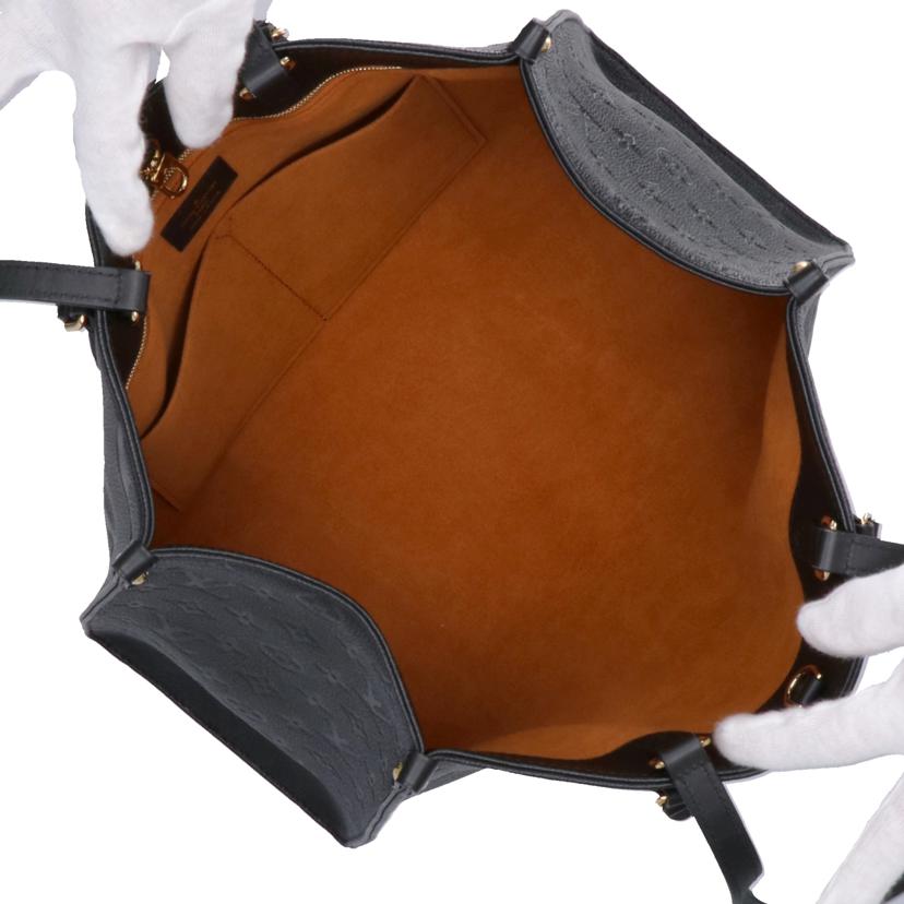 LV ルイヴィトン/オンザーゴーMM/モノグラム・アンプラント/ノワール/M45594//RFI*/SAランク/75