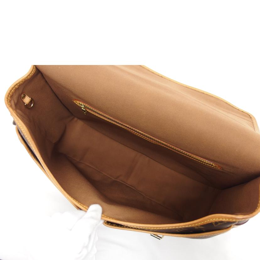 LV ルイヴィトン ルイ・ヴィトン ビトン ショルダーバッグ ハンドバッグ トートバッグ ブラウン メンズ レディース 定番 人気 斜め掛け 肩がけ/ジベシエールGM/モノグラム/M42249//SL0***/Bランク/04