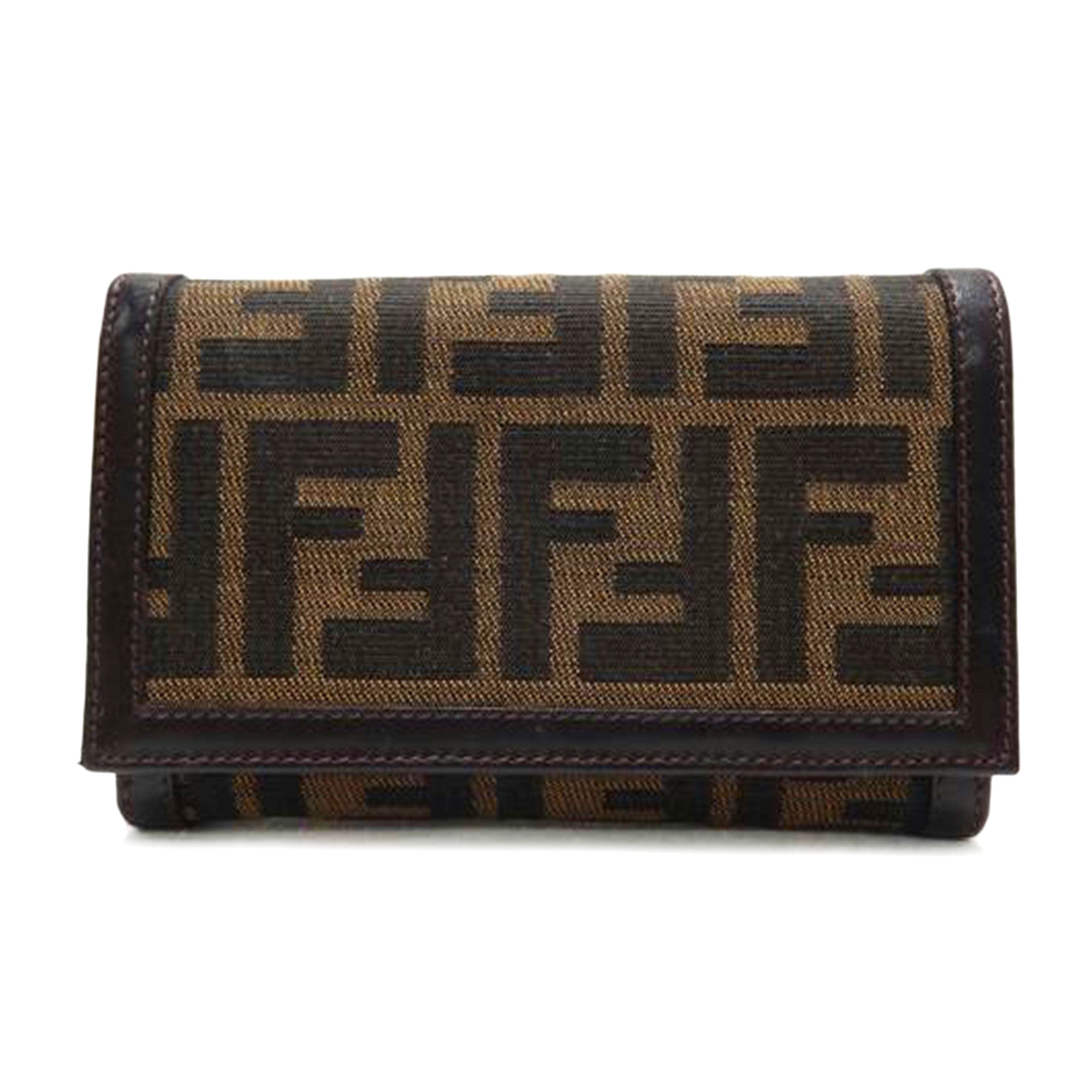 FENDI フェンディ/ズッカ柄二折り財布/2266.31052.008//ABランク/85