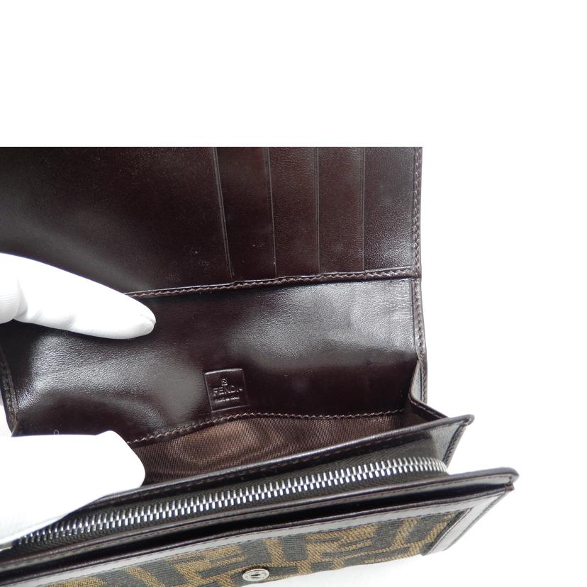 FENDI フェンディ/ズッカ柄二折り財布/2266.31052.008//ABランク/85