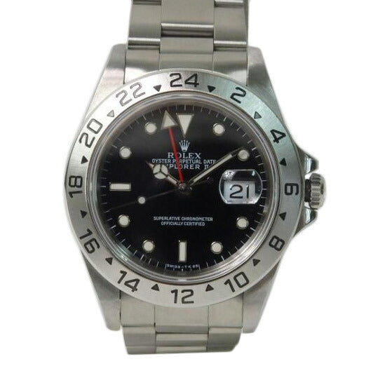 ROLEX ロレックス/エクスプローラーⅡ/黒文字盤/16570//W451822/Aランク/84