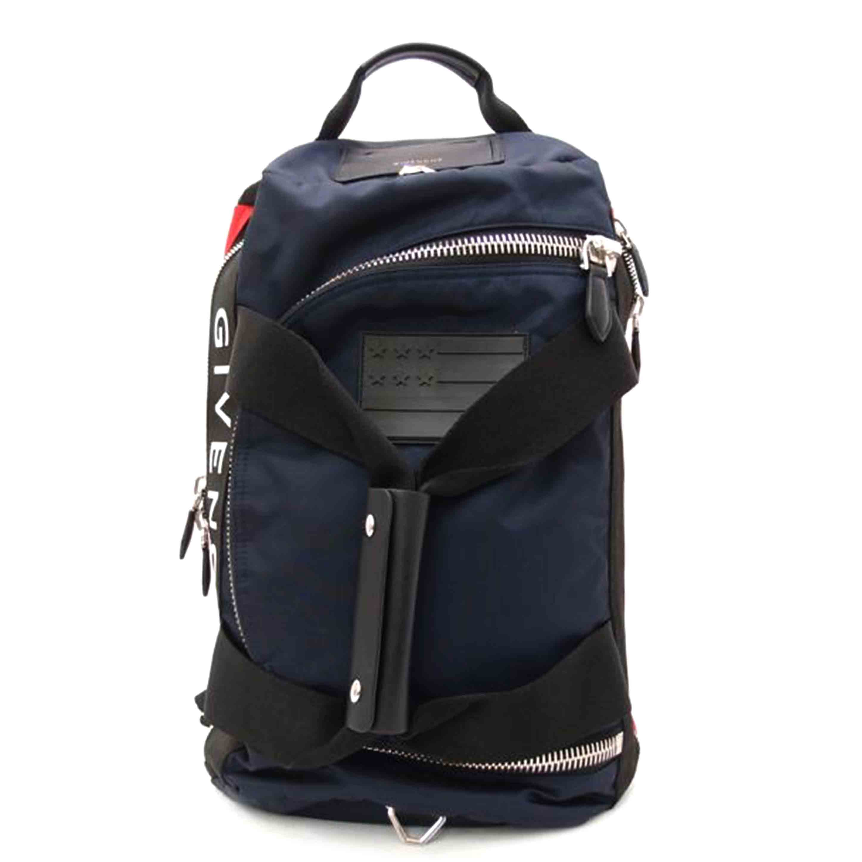 GIVENCHY ジバンシー ナイロン リュック ボストンバッグ スポーツバック ハンドバック 紺 赤 メンズ/セブンティーン2wayバックパック/ネイビー/BK5005K01Y//SAランク/69