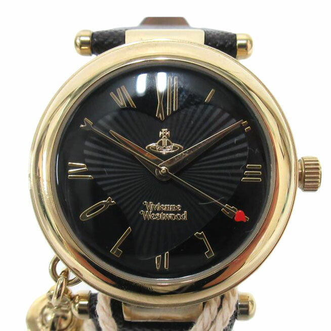 V.Westwood/レディースウォッチ/クォーツ/VV006GDBLK//Aランク/63