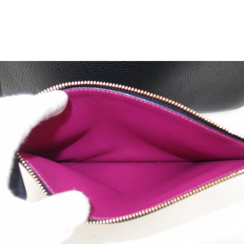 ChristianDior クリスチャンディオール レザー トートバック ハンドバック 黒 レディース/ディオリッシモ/ブラック//09-******/Aランク/69