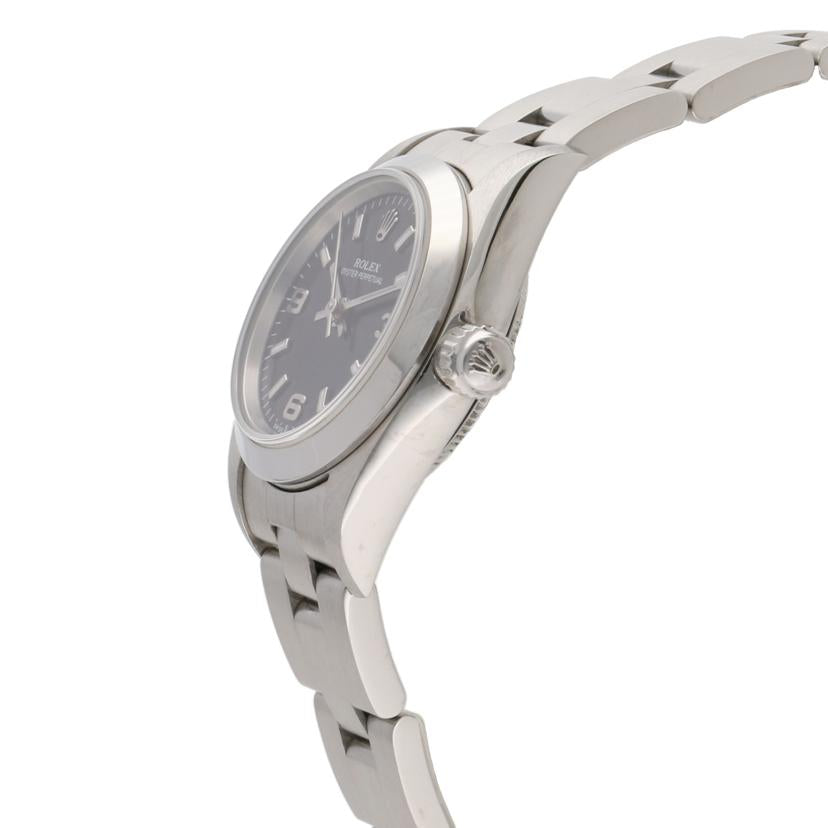 ROLEX ロレックス 腕時計 2005年頃製造 新品仕上済 オーバーホール済 ステンレス/オイスターパーペチュアル・ブラック/レディース/D番/76080//D96****/ABランク/75