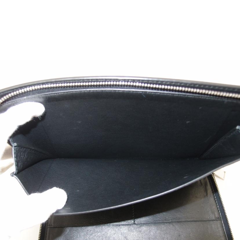 BOTTEGA VENETA ボッテガヴェネタ セカンドバッグ メンズ/スコルピートドキュメントケース/ブラック//Aランク/69