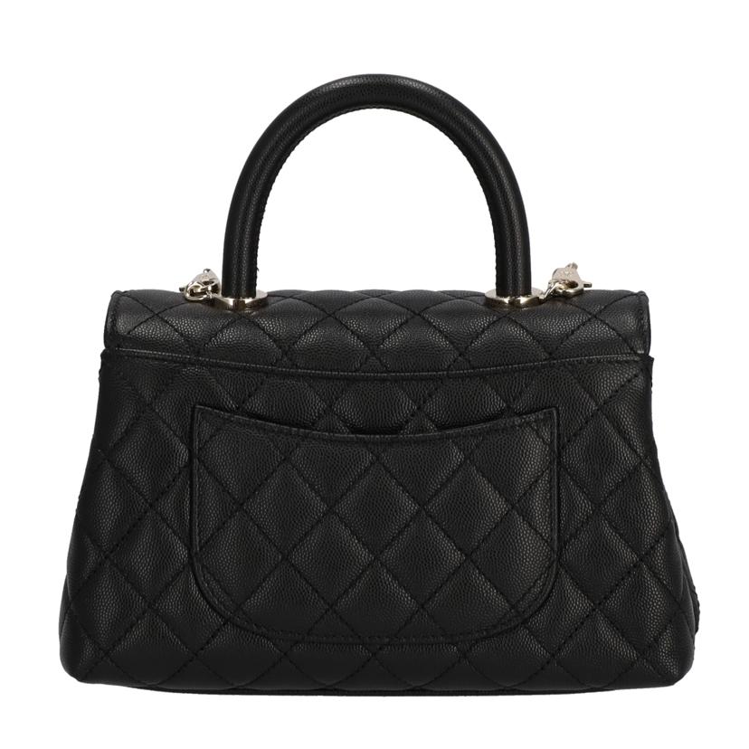 CHANEL シャネル/ココハンドルキャビアスキンチェーンショルダーバッグ//LG4*****/SAランク/91