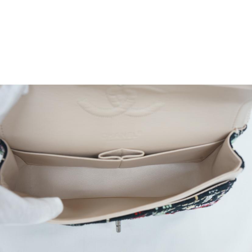 CHANEL シャネル/マトラッセWフラップツイードチェーンショルダー//9060794/Aランク/09