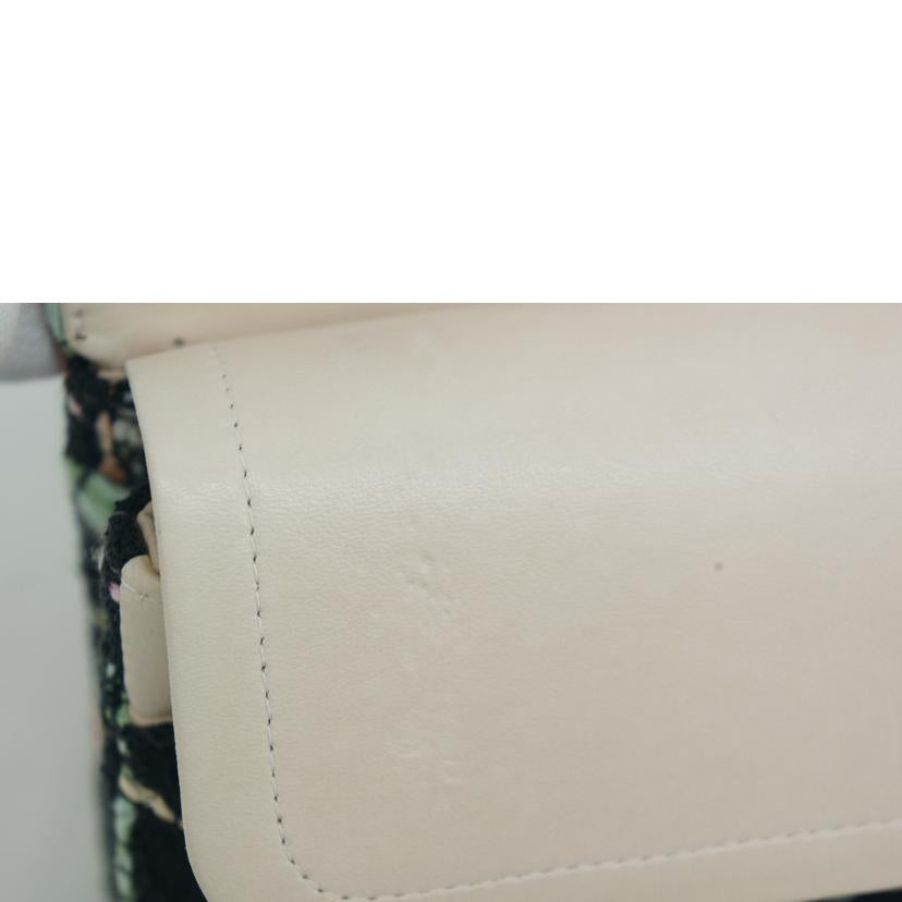 CHANEL シャネル/マトラッセWフラップツイードチェーンショルダー//9060794/Aランク/09