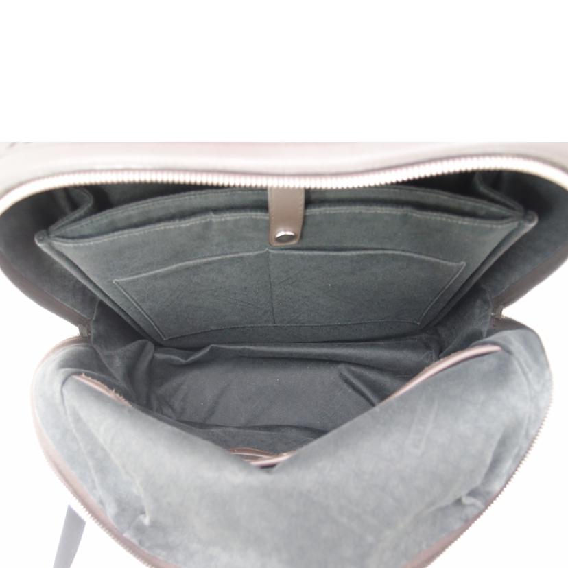 BOTTEGA VENETA ボッテガ・ヴェネタ リュック 茶 メンズ レディース/パンチングレザーバックパック/ブラウン//Aランク/69