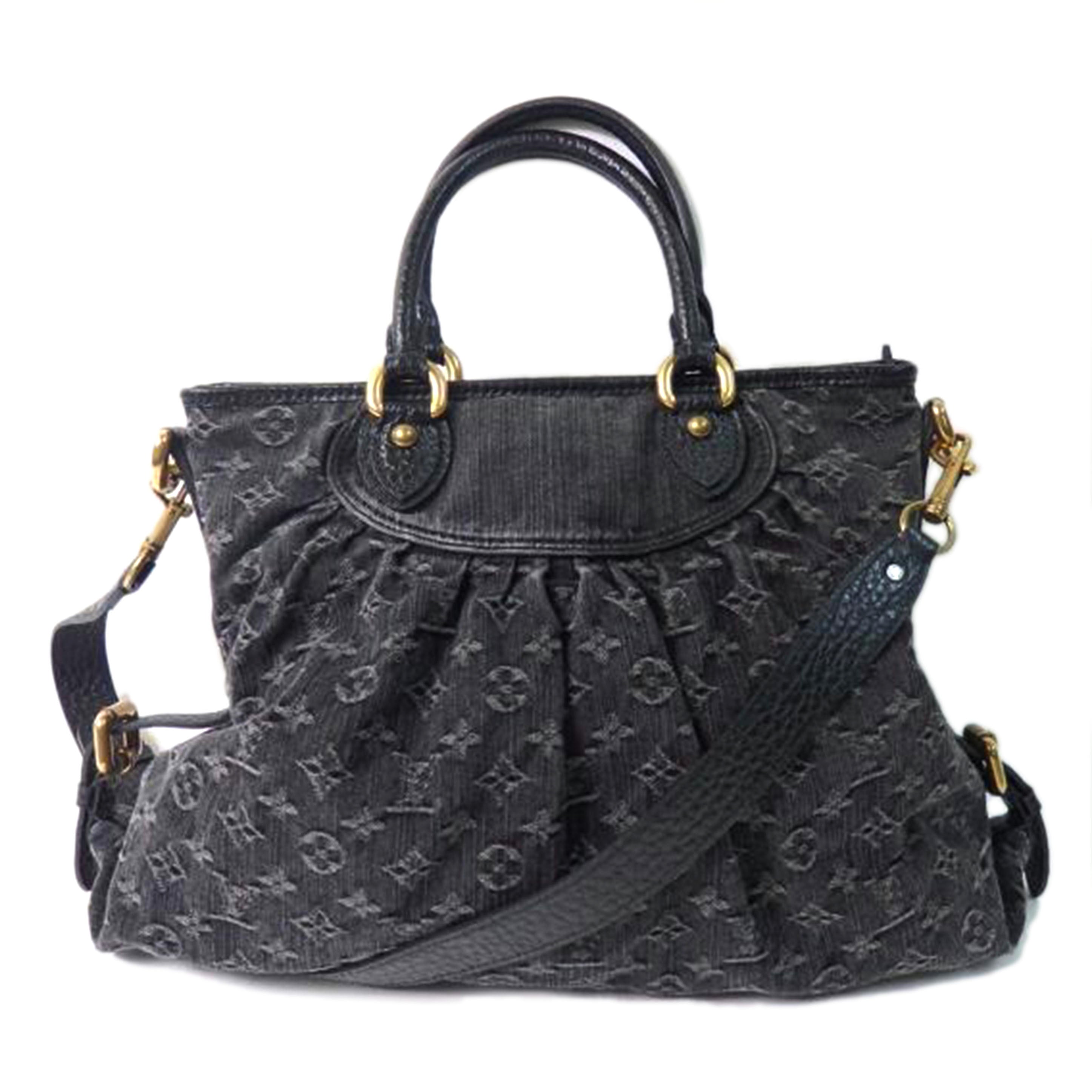 LV ルイヴィトン/ネオカヴィGM/モノグラム・デニム/ノワール/M95352//VI4067/ABランク/84