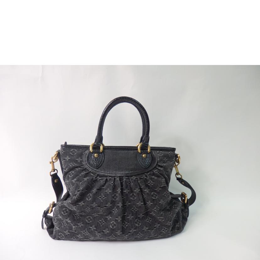 LV ルイヴィトン/ネオカヴィGM/モノグラム・デニム/ノワール/M95352//VI4067/ABランク/84