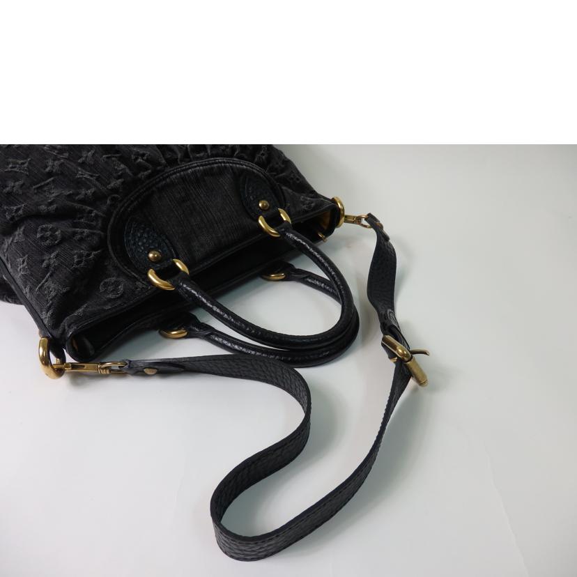 LV ルイヴィトン/ネオカヴィGM/モノグラム・デニム/ノワール/M95352//VI4067/ABランク/84