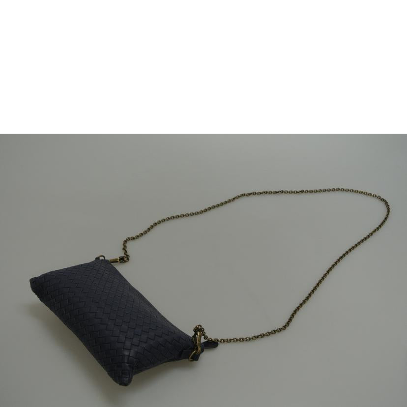 BOTTEGA VENETA ボッテガヴェネタ/イントレチャート チェーンバッグ 紺//BO7234954N/Bランク/87