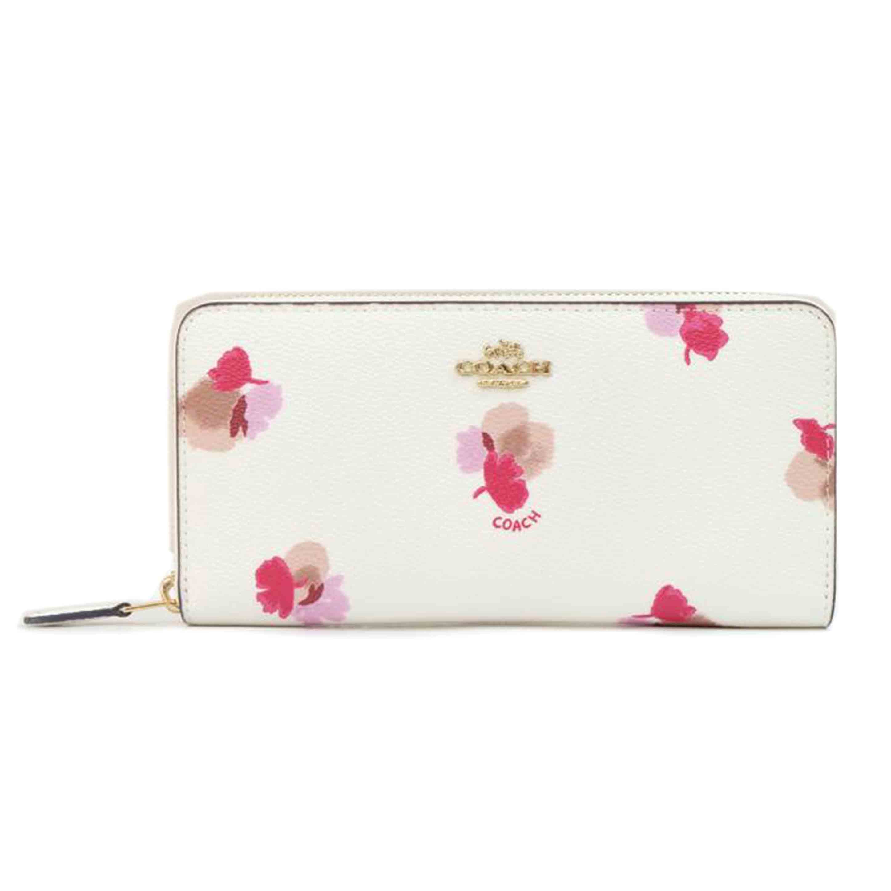 COACH コーチ/フローラルプリントアコーディオンジップ/キーホルダー/53794//K15**/Aランク/71