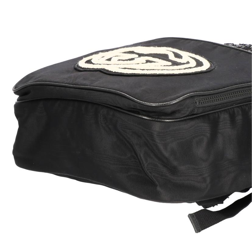 GUCCI グッチ/インターロッキングG ミディアムバックパック/ブラック/5326724//560***/ABランク/75