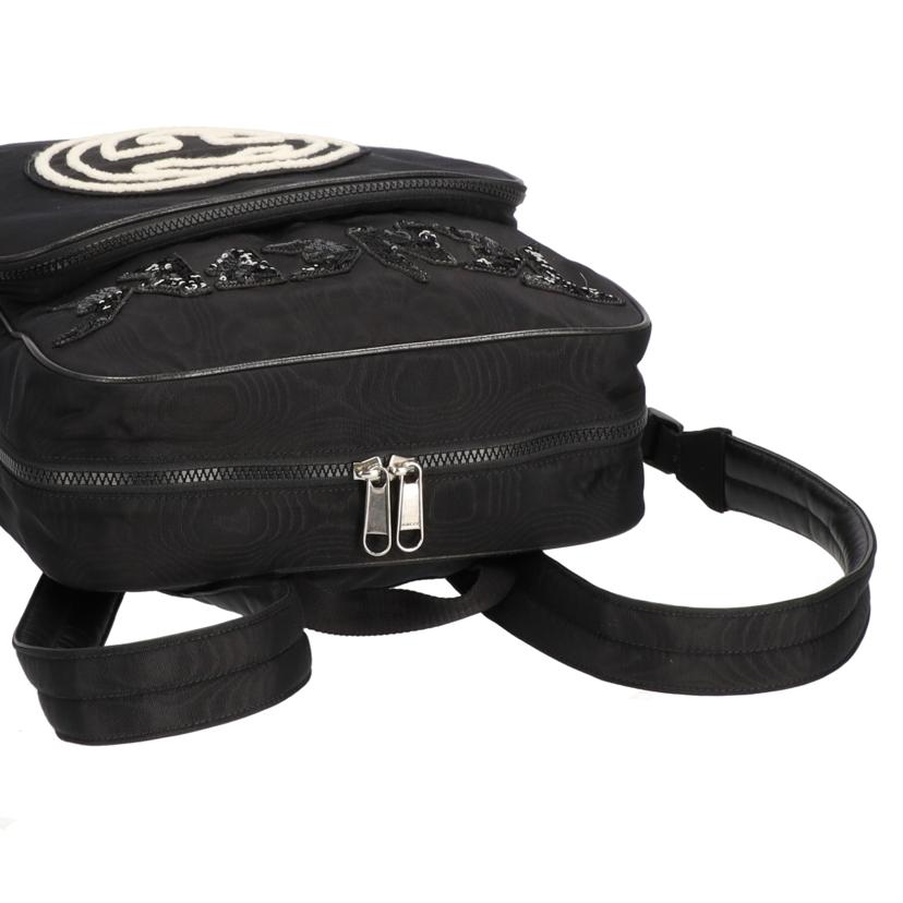 GUCCI グッチ/インターロッキングG ミディアムバックパック/ブラック/5326724//560***/ABランク/75