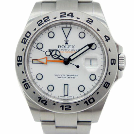 ROLEX ロレックス/エクスプローラーⅡ/白文字盤/216570//G374495/Aランク/75