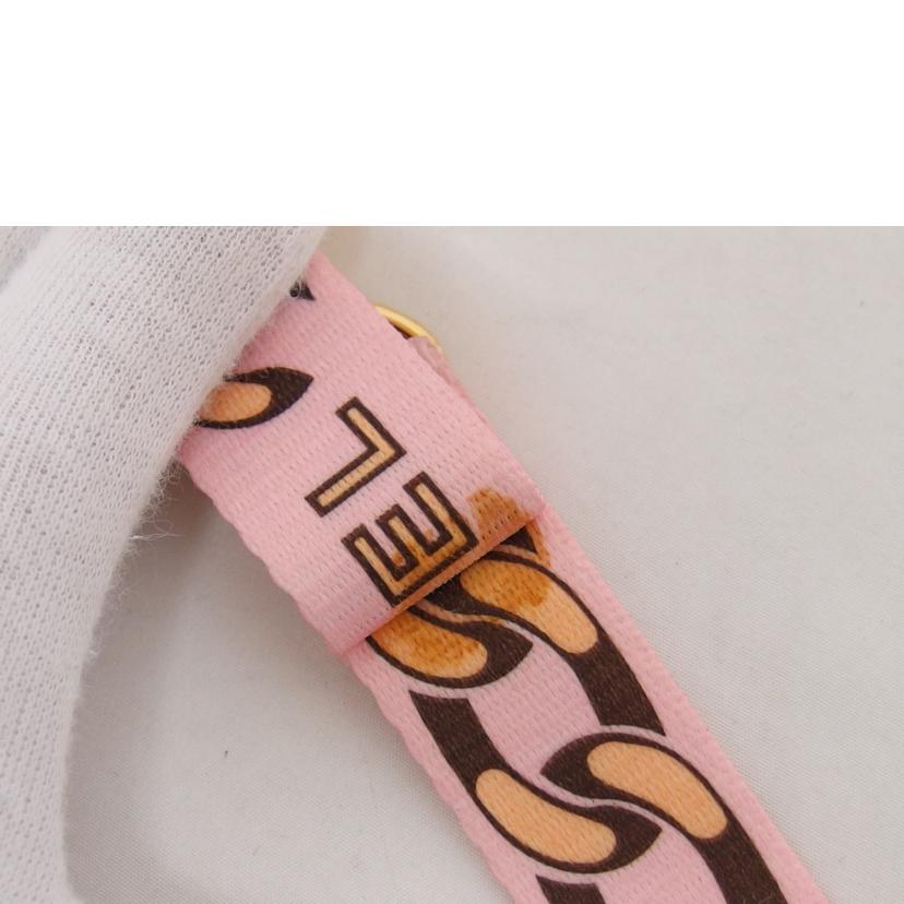 CHANEL シャネル/ロゴネックストラップ/ゴールド金具/ピンク/A17636//01A/Aランク/04