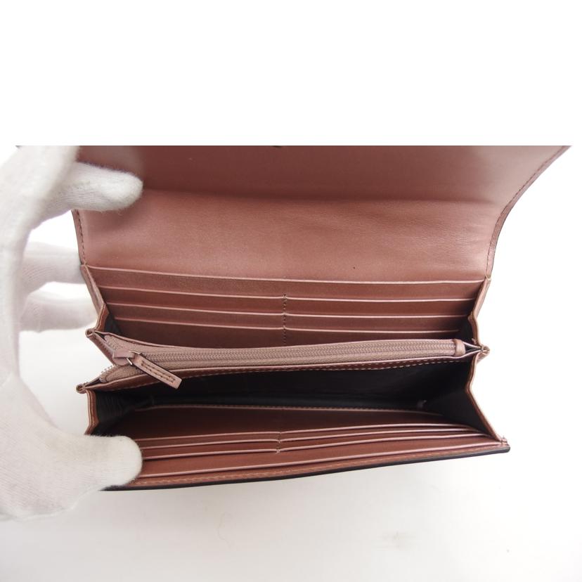 GUCCI グッチ/マイクログッチシマ/二つ折り長財布/メタリックピンク/258405//493***/Aランク/04