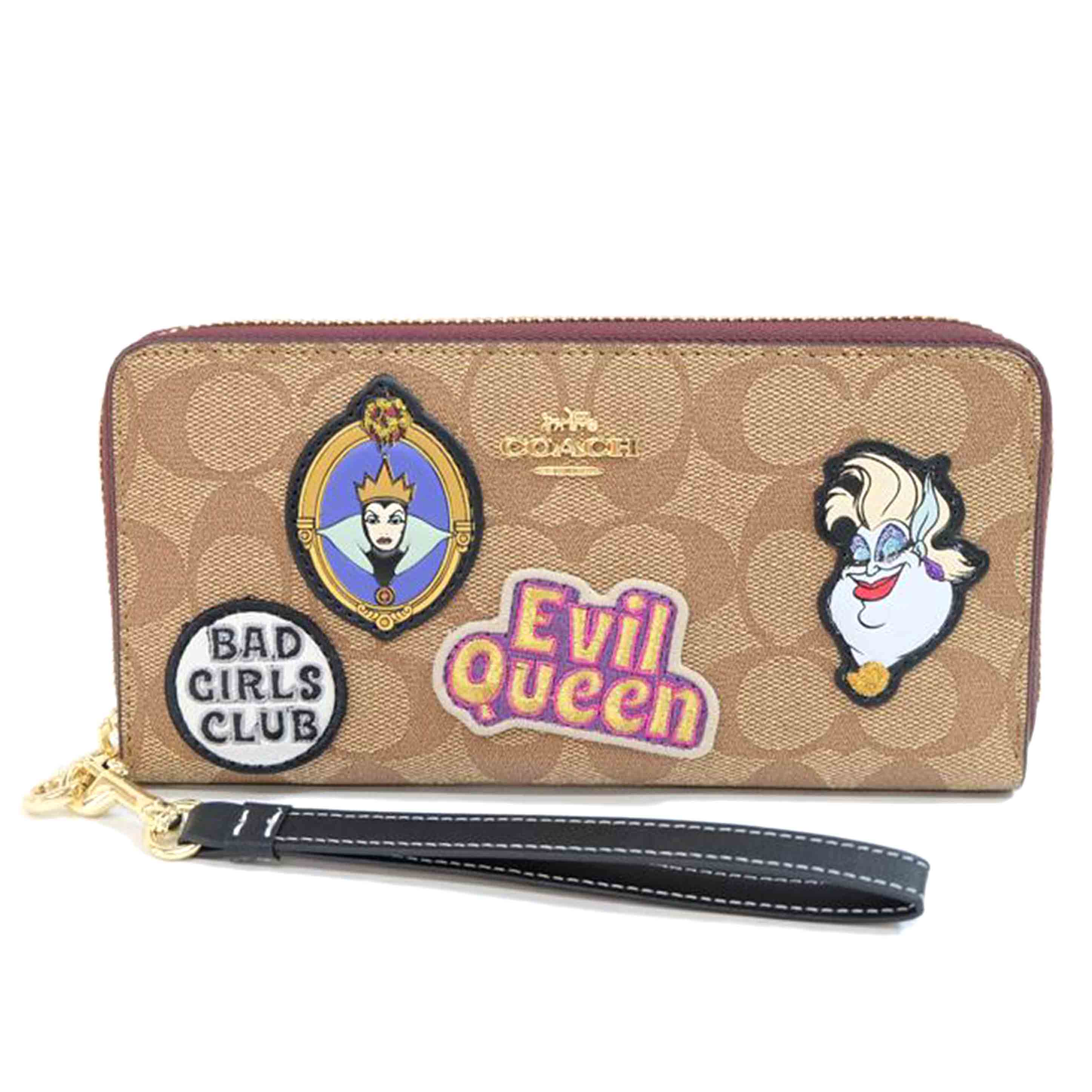 COACH コーチ/PVCシグネチャー ウィズランドパッチロングジップウォレット/CC336//A16**/SAランク/71