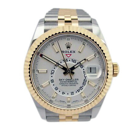 ROLEX ロレックス/スカイドゥエラー/SS×YG/白文字盤/326933//28V*****/Aランク/83