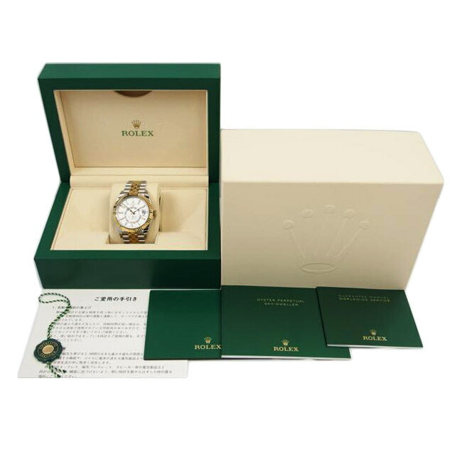 ROLEX ロレックス/スカイドゥエラー/SS×YG/白文字盤/326933//28V*****/Aランク/83