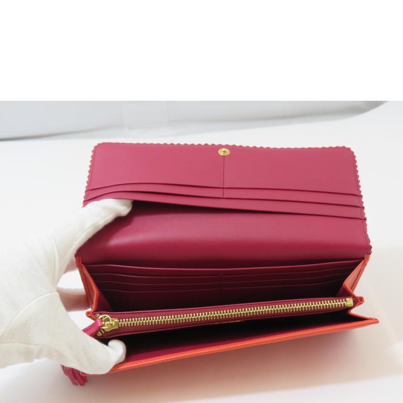 LOEWE ロエベ/アナグラムラムスキン長財布/101310//ABランク/90