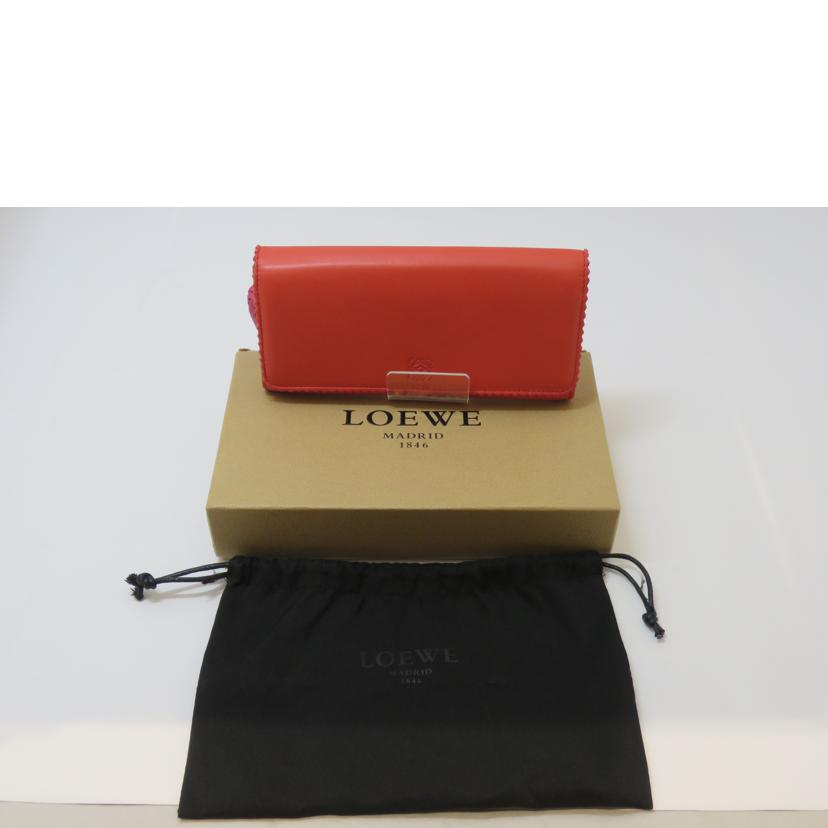 LOEWE ロエベ/アナグラムラムスキン長財布/101310//ABランク/90