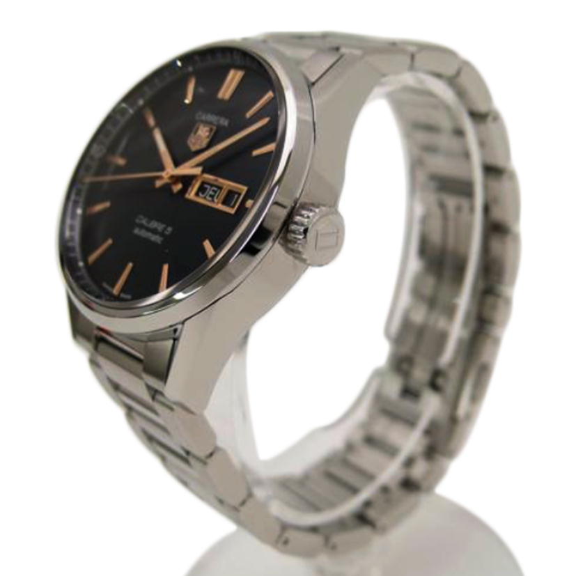 TAG Heuer タグホイヤー 腕時計 メンズ デイデイト ステンレス 裏スケ/カレラ・キャリバー5/自動巻き/WAR201C.BA0723//WKL4287/SAランク/69