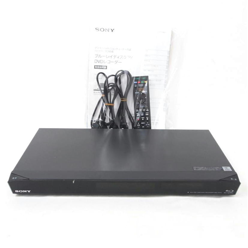 美品 SONY ソニー BD/DVDレコーダー BDZ-E510 動作良品