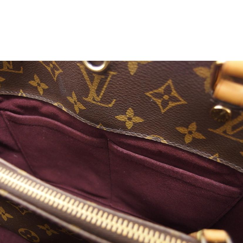 LV ルイ・ヴィトン ビトン ショルダーバッグ ハンドバッグ トートバッグ ブラウン メンズ レディース 定番 人気 LV 斜め掛け 肩がけ/モンテーニュMM/モノグラム/M41056//TR4***/Bランク/04
